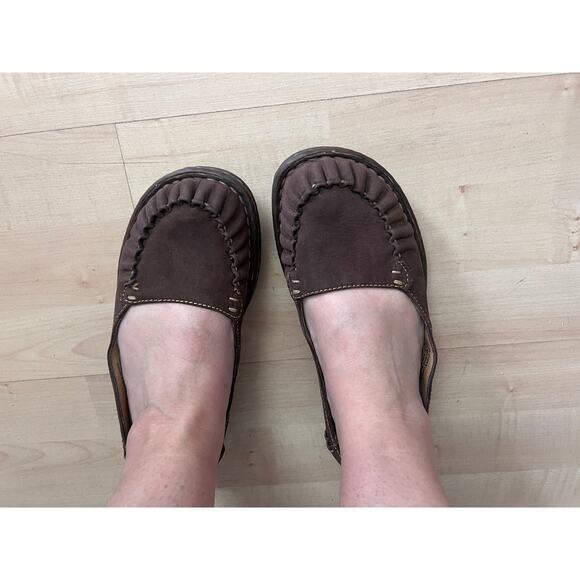 Born Women’s Brown Comfort Flats Leather Loafers handmade Shoes 
in Mexico sz 8 - Picture 10 of 11